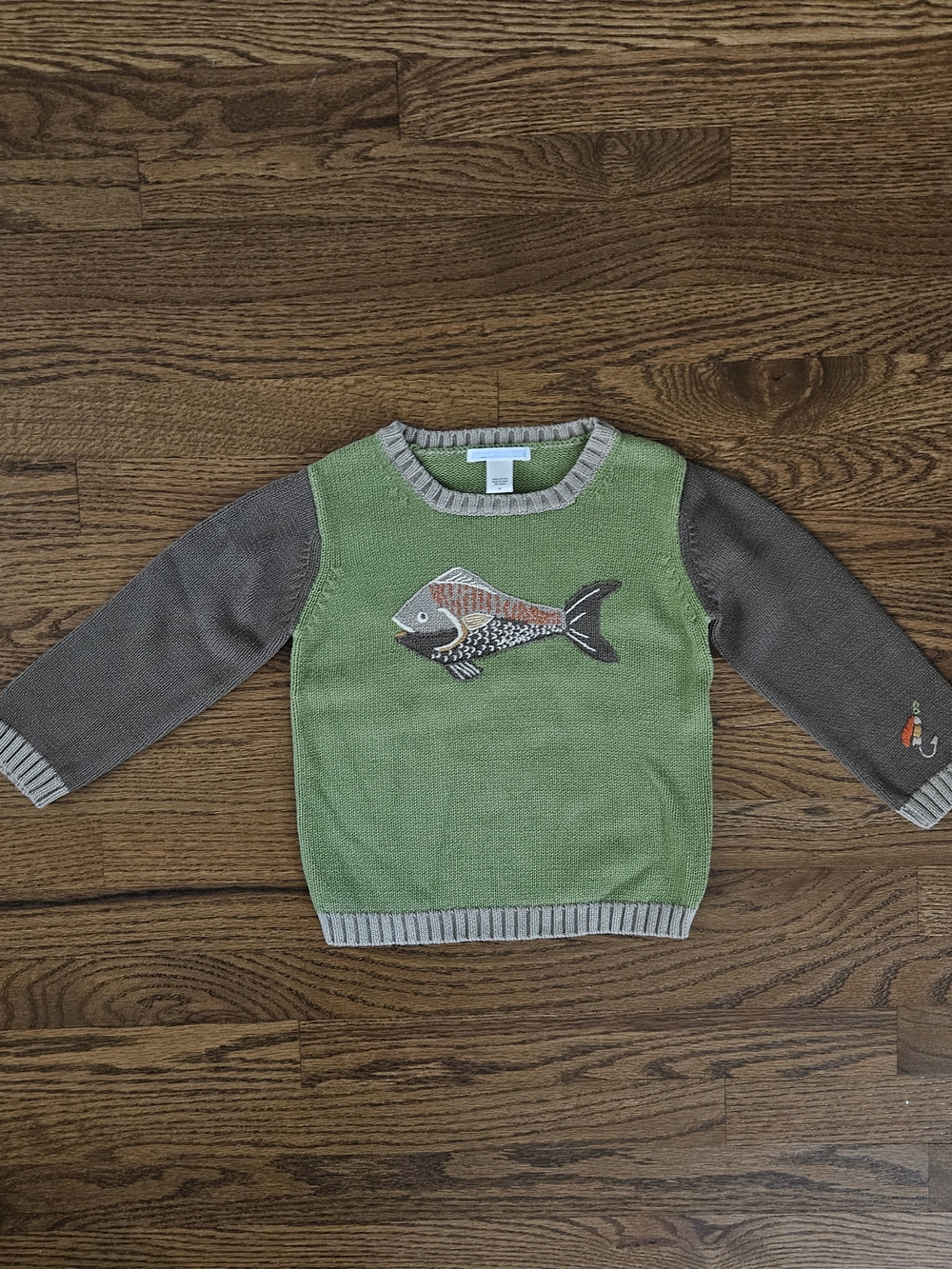 Janie and Jack The Little Fisherman Sweater